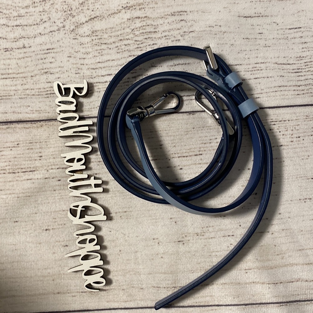 *kate spade Small Mina Magnolia Street Blue Crossbody Shoulder Handbag Purse - Picture 14 of 15